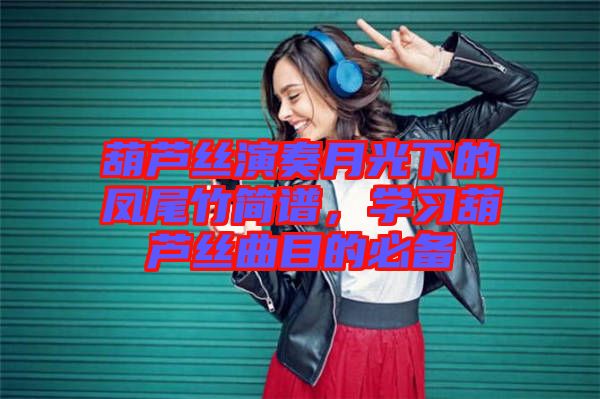 葫蘆絲演奏月光下的鳳尾竹簡譜，學習葫蘆絲曲目的必備