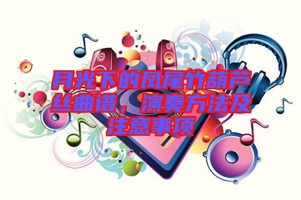 月光下的鳳尾竹葫蘆絲曲譜，演奏方法及注意事項(xiàng)
