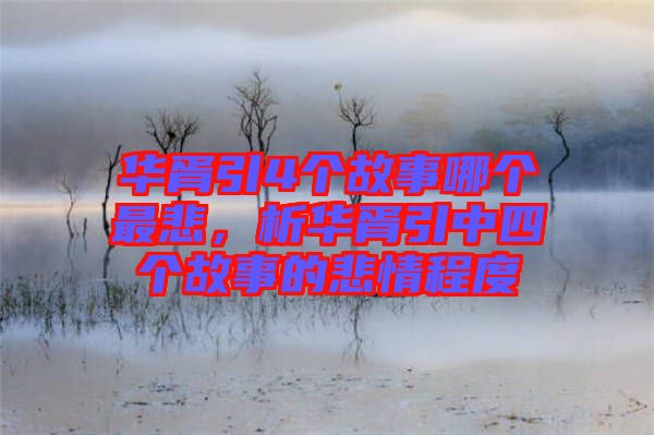 華胥引4個故事哪個最悲，析華胥引中四個故事的悲情程度