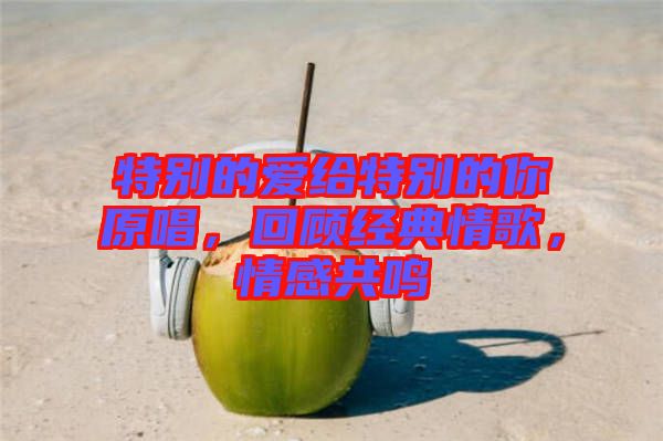 特別的愛給特別的你原唱，回顧經(jīng)典情歌，情感共鳴