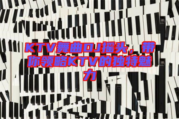 KTV舞曲DJ搖頭，帶你領(lǐng)略KTV的獨(dú)特魅力