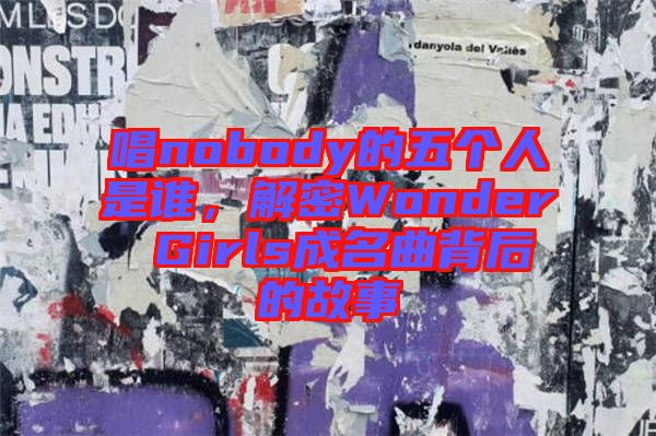 唱nobody的五個(gè)人是誰，解密Wonder Girls成名曲背后的故事