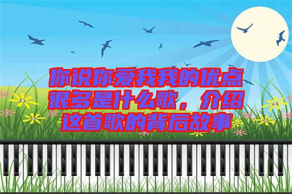 你說(shuō)你愛(ài)我我的優(yōu)點(diǎn)很多是什么歌，介紹這首歌的背后故事