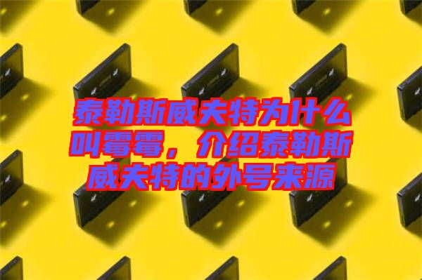 泰勒斯威夫特為什么叫霉霉，介紹泰勒斯威夫特的外號來源