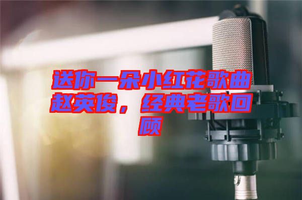 送你一朵小紅花歌曲趙英俊，經(jīng)典老歌回顧