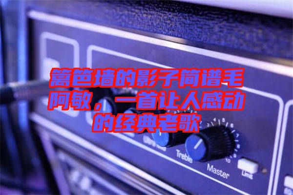 籬笆墻的影子簡(jiǎn)譜毛阿敏，一首讓人感動(dòng)的經(jīng)典老歌