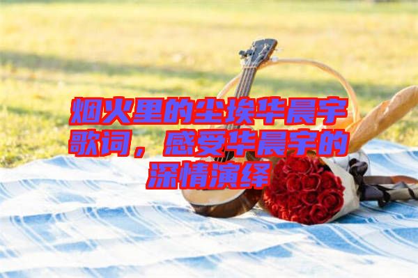 煙火里的塵埃華晨宇歌詞，感受華晨宇的深情演繹