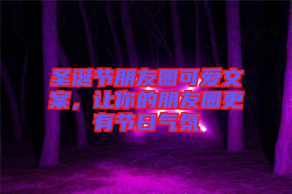 圣誕節(jié)朋友圈可愛文案，讓你的朋友圈更有節(jié)日氣氛