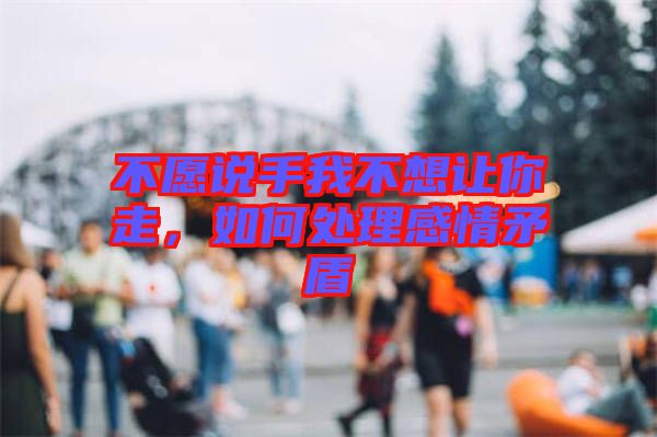 不愿說手我不想讓你走，如何處理感情矛盾