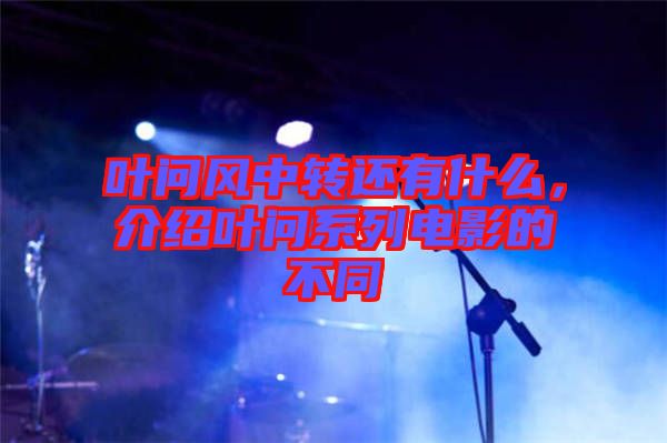 葉問風(fēng)中轉(zhuǎn)還有什么，介紹葉問系列電影的不同