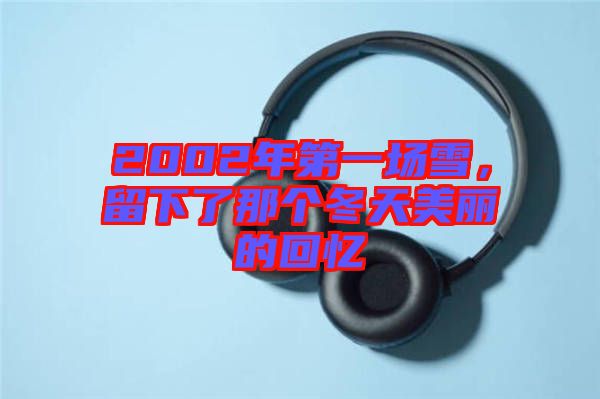 2002年第一場雪，留下了那個(gè)冬天美麗的回憶