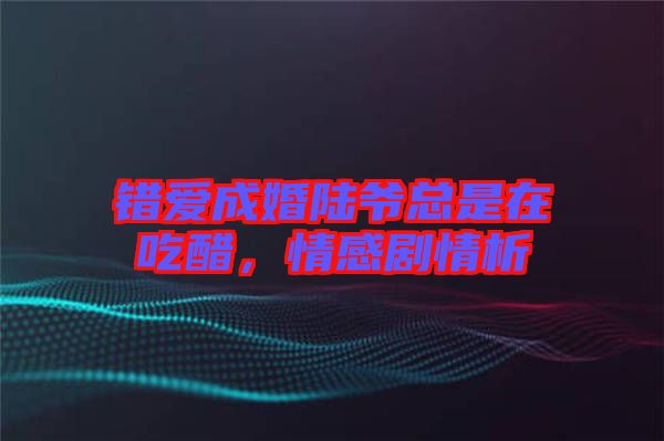 錯(cuò)愛(ài)成婚陸爺總是在吃醋，情感劇情析