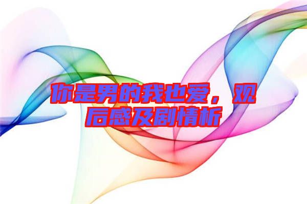 你是男的我也愛(ài)，觀后感及劇情析