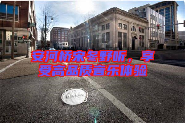 安河橋宋冬野聽，享受高品質(zhì)音樂體驗