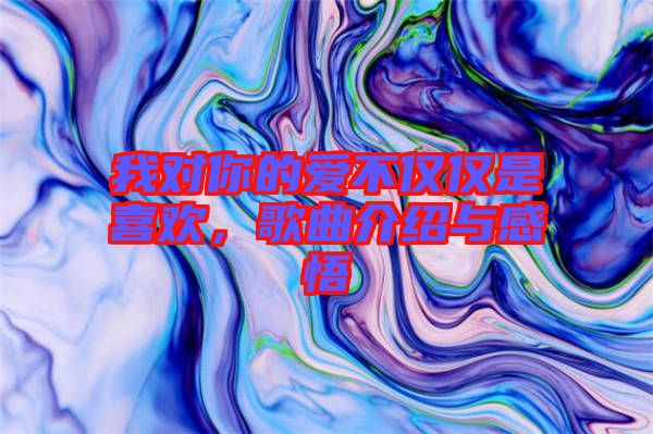 我對你的愛不僅僅是喜歡，歌曲介紹與感悟