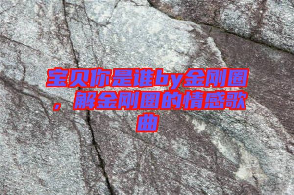 寶貝你是誰(shuí)by金剛?cè)?，解金剛?cè)Φ那楦懈枨? width=