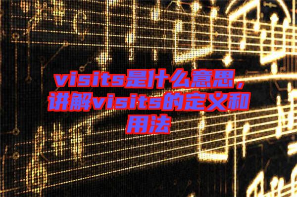 visits是什么意思，講解visits的定義和用法