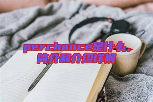 perchance是什么，簡介和介紹詳解