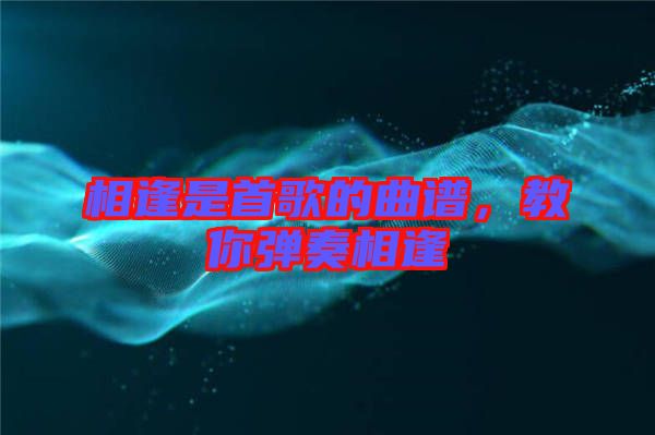 相逢是首歌的曲譜，教你彈奏相逢