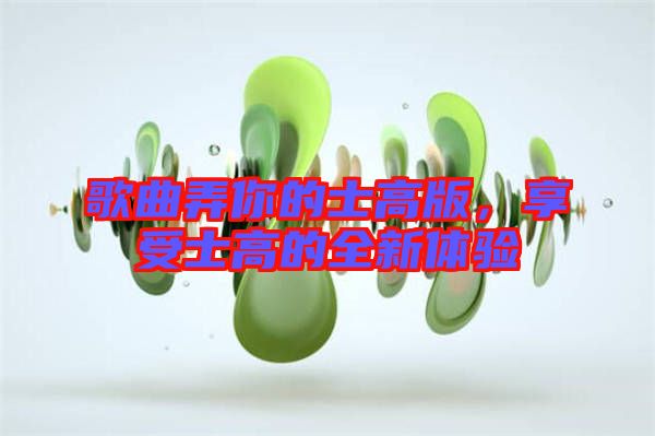 歌曲弄你的士高版，享受士高的全新體驗(yàn)