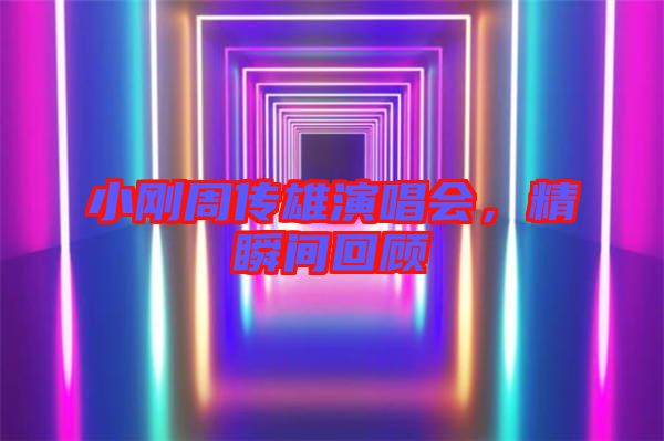 小剛周傳雄演唱會(huì)，精瞬間回顧