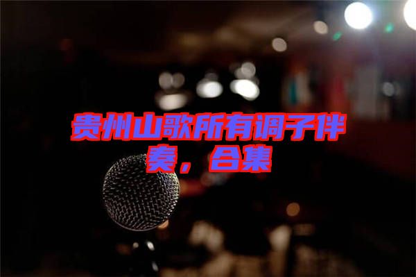 貴州山歌所有調(diào)子伴奏，合集