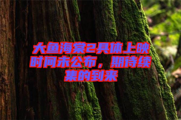 大魚海棠2具體上映時間未公布，期待續(xù)集的到來