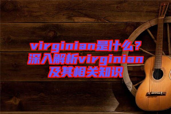 virginian是什么？深入解析virginian及其相關(guān)知識