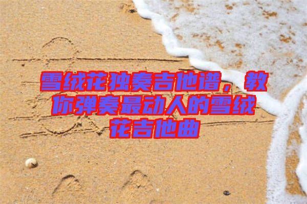 雪絨花獨(dú)奏吉他譜，教你彈奏最動人的雪絨花吉他曲