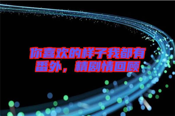 你喜歡的樣子我都有番外，精劇情回顧