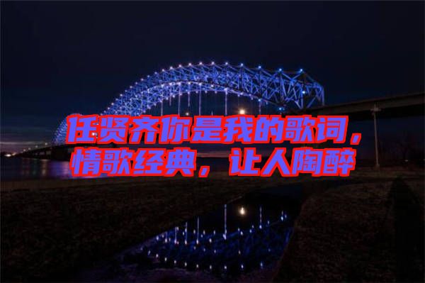 任賢齊你是我的歌詞，情歌經(jīng)典，讓人陶醉