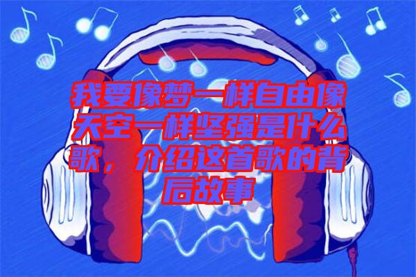 我要像夢一樣自由像天空一樣堅強是什么歌，介紹這首歌的背后故事