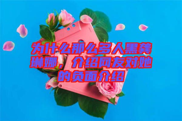 為什么那么多人黑龔琳娜，介紹網(wǎng)友對(duì)她的負(fù)面介紹