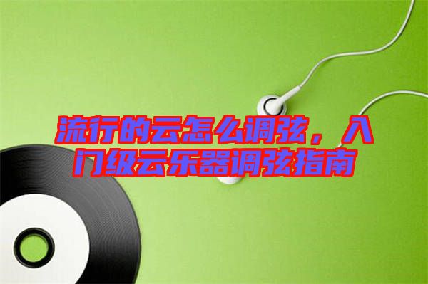 流行的云怎么調(diào)弦，入門級云樂器調(diào)弦指南