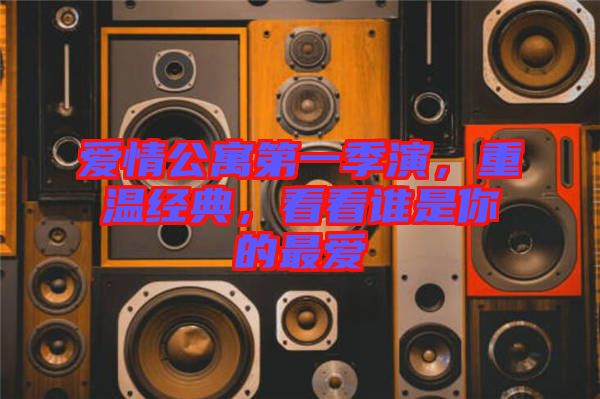 愛情公寓第一季演，重溫經(jīng)典，看看誰是你的最愛