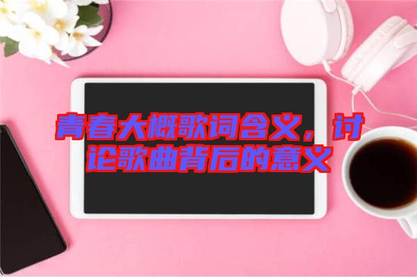 青春大概歌詞含義，討論歌曲背后的意義