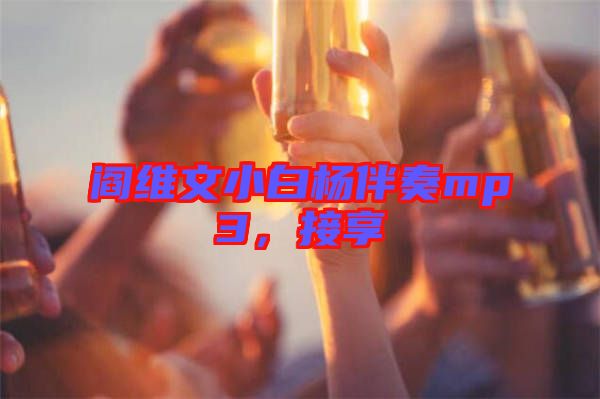 閻維文小白楊伴奏mp3，接享