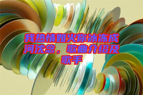 我熱情如火你冰凍成河沈念，歌曲介紹及歌手