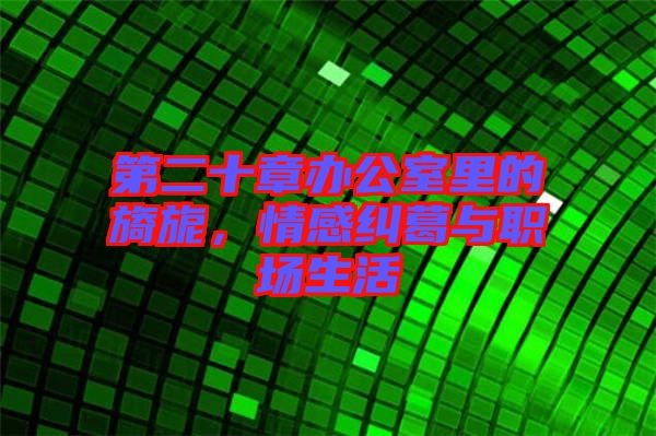 第二十章辦公室里的旖旎，情感糾葛與職場(chǎng)生活