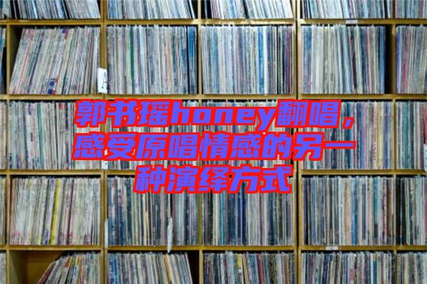 郭書瑤honey翻唱，感受原唱情感的另一種演繹方式