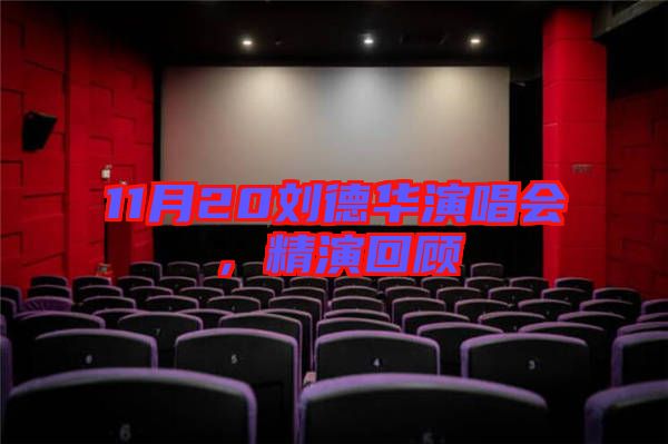 11月20劉德華演唱會，精演回顧