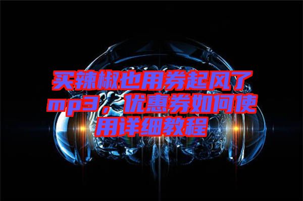 買辣椒也用券起風了mp3，優(yōu)惠券如何使用詳細教程