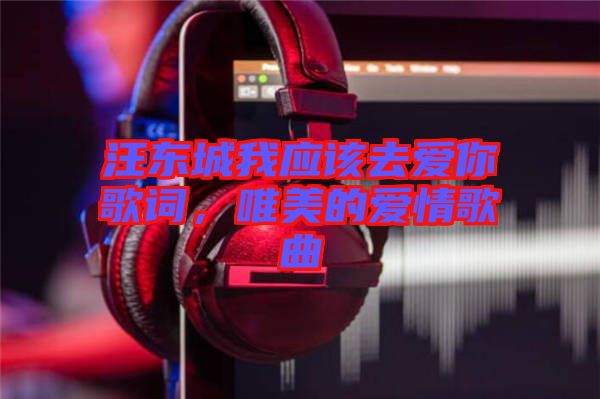 汪東城我應(yīng)該去愛(ài)你歌詞，唯美的愛(ài)情歌曲