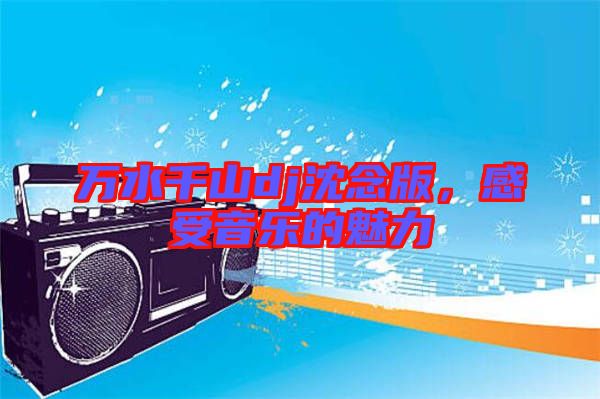萬水千山dj沈念版，感受音樂的魅力