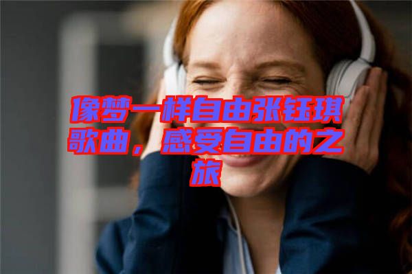 像夢(mèng)一樣自由張鈺琪歌曲，感受自由的之旅