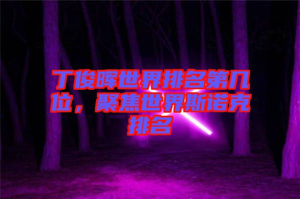 丁俊暉世界排名第幾位，聚焦世界斯諾克排名