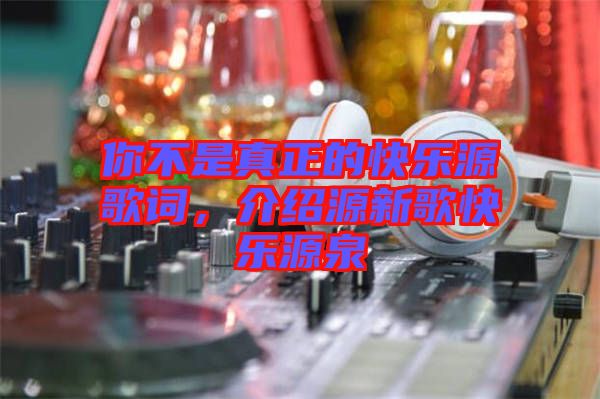 你不是真正的快樂源歌詞，介紹源新歌快樂源泉