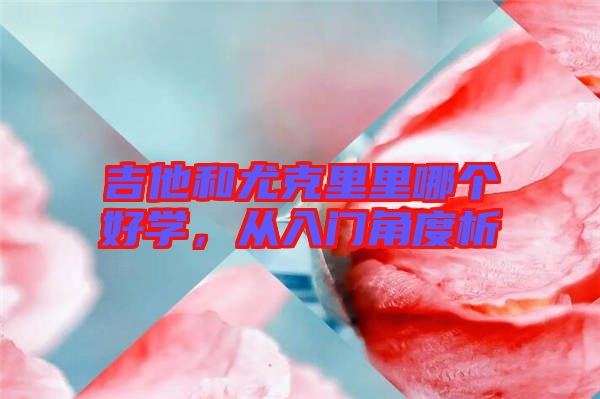 吉他和尤克里里哪個(gè)好學(xué)，從入門角度析