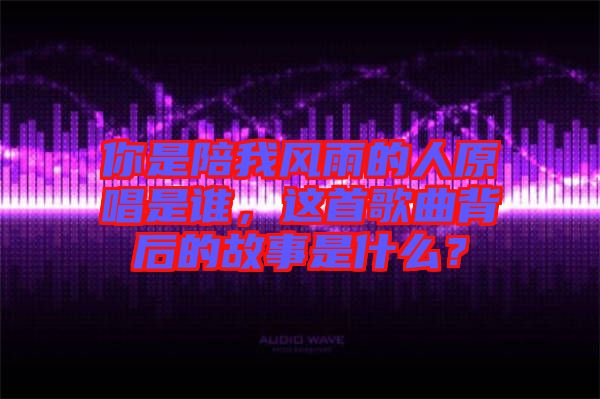 你是陪我風(fēng)雨的人原唱是誰，這首歌曲背后的故事是什么？