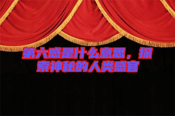 第六感是什么意思，探索神秘的人類(lèi)感官